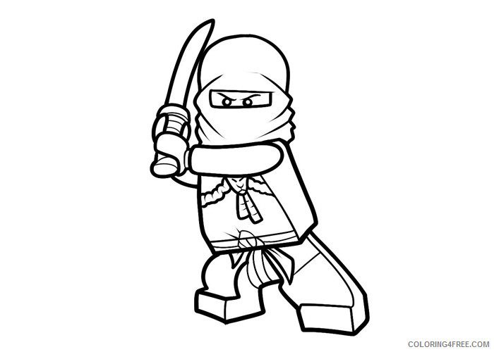 Ninjago Coloring Pages Cartoons Ninjago Kai 2 Printable 2020 4730 Coloring4free