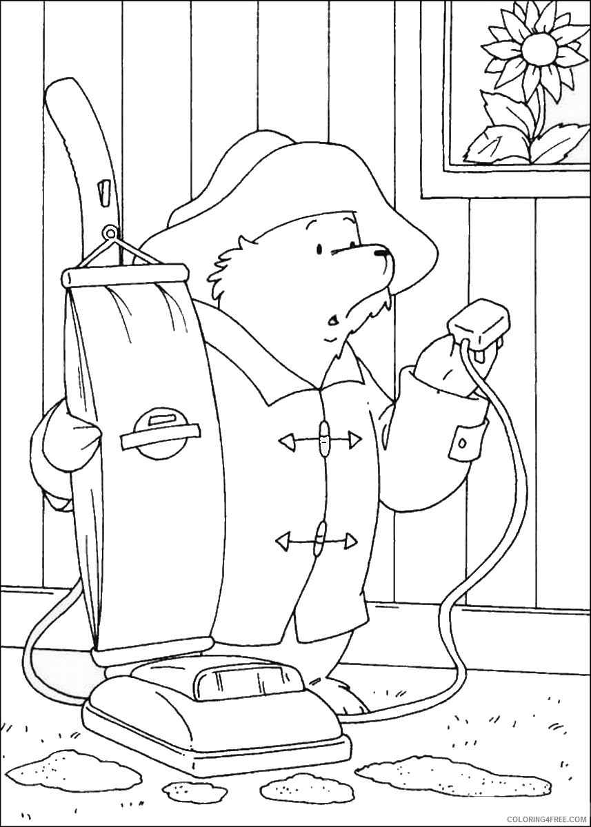Paddington Bear Coloring Pages Cartoons paddington_bear_coloring10 Printable 2020 4746 Coloring4free