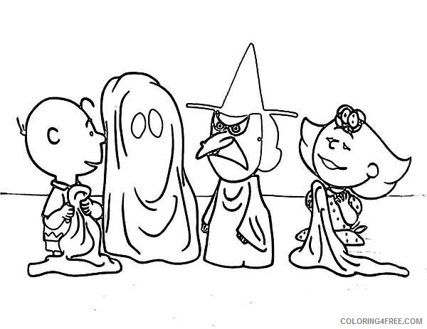 Peanuts Coloring Pages Cartoons Halloween Peanuts Charlie Brown Printable 2020 4792 Coloring4free