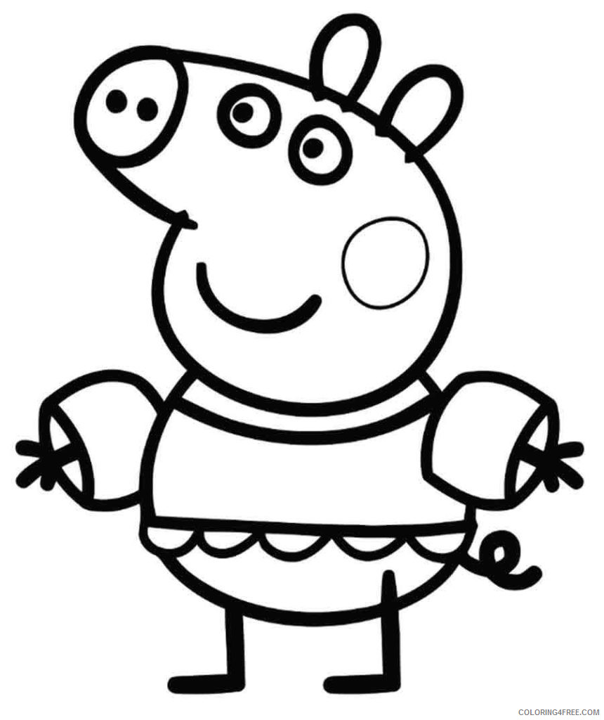 Peppa Pig Coloring Pages Winter 61da5bdcjel