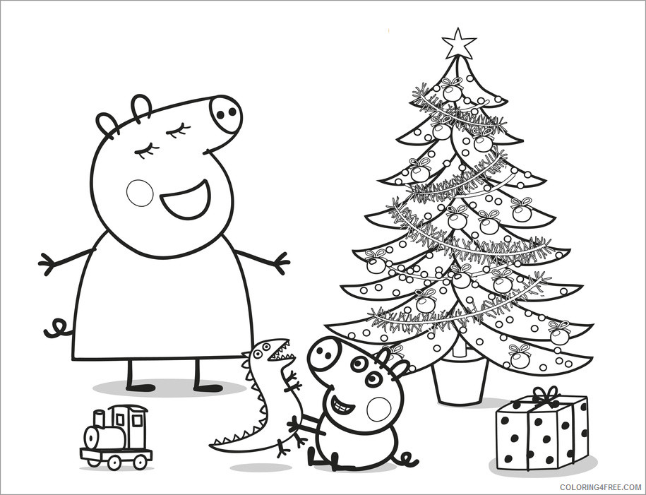 Peppa Pig Coloring Pages Cartoons colorear a peppa pig Printable 2020 4815 Coloring4free