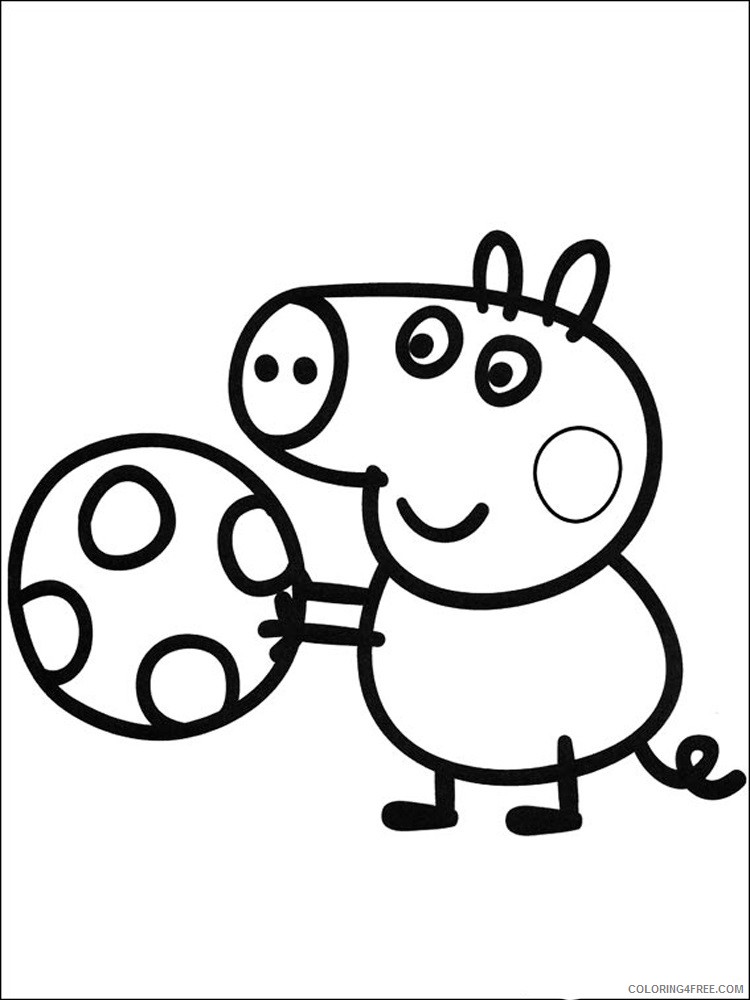 Peppa Pig Coloring Pages Cartoons peppa pig 17 Printable 2020 4848 Coloring4free
