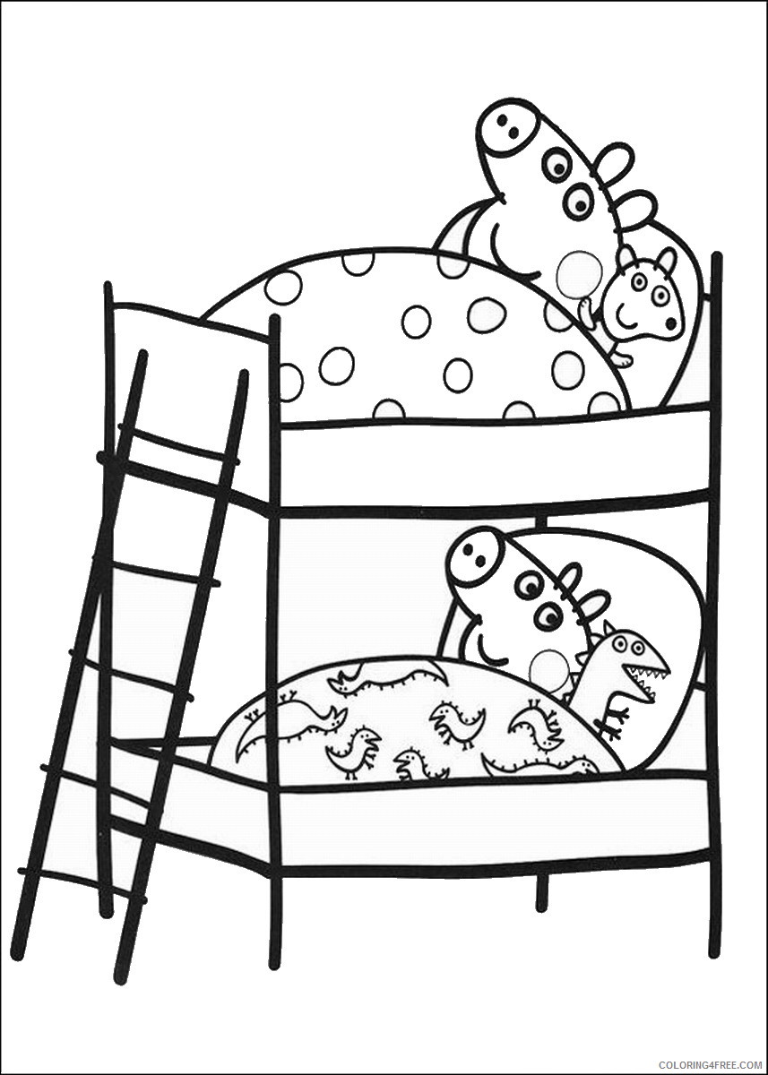 Peppa Pig Coloring Pages Cartoons peppa_pig_coloring_12 Printable 2020 4819 Coloring4free