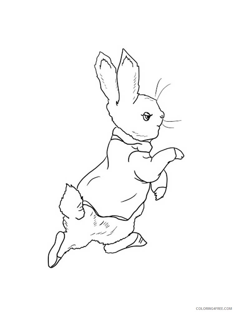 Peter Rabbit Coloring Pages Cartoons Peter Rabbit 12 Printable 2020 4900 Coloring4free
