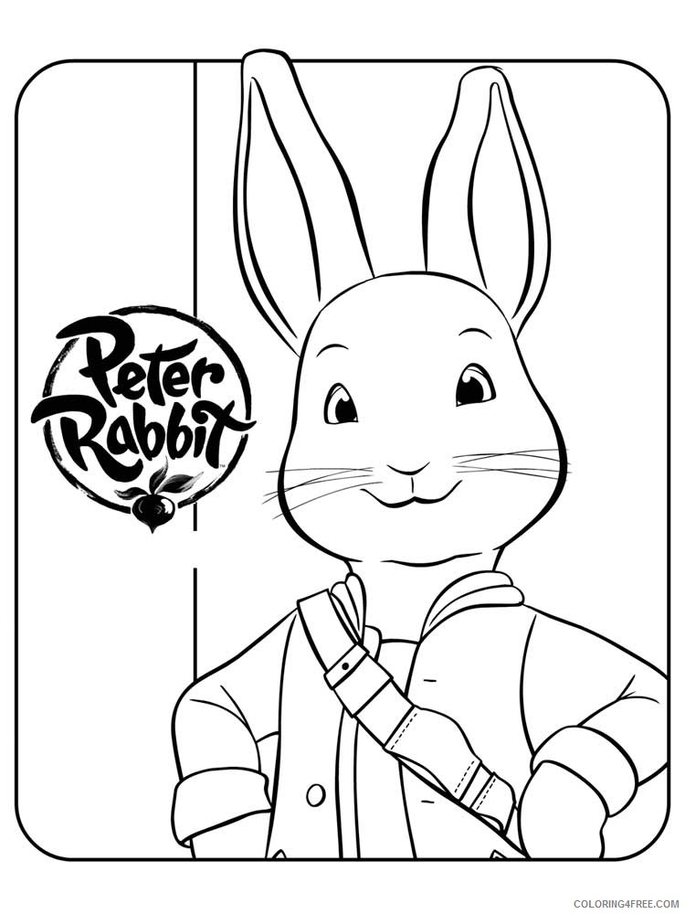 Peter Rabbit Coloring Pages Cartoons Peter Rabbit 2 Printable 2020 4901 Coloring4free