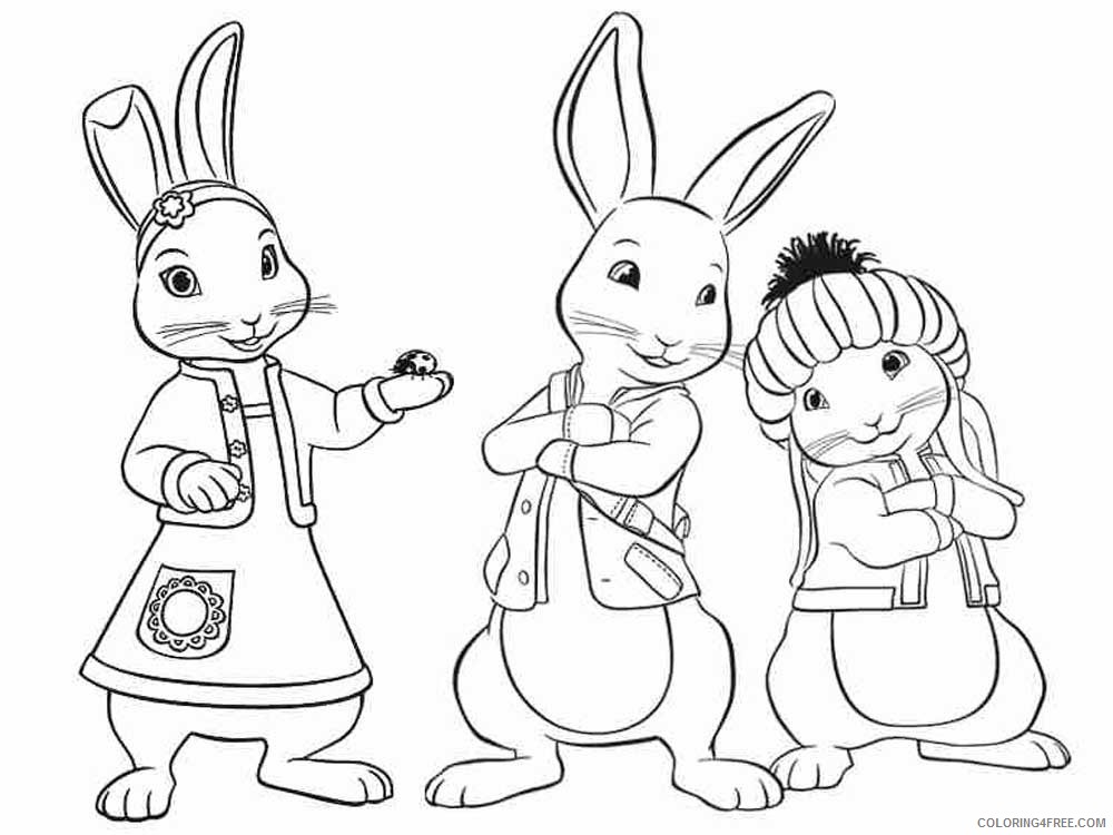 Peter Rabbit Coloring Pages Cartoons Peter Rabbit 9 Printable 2020 4906 