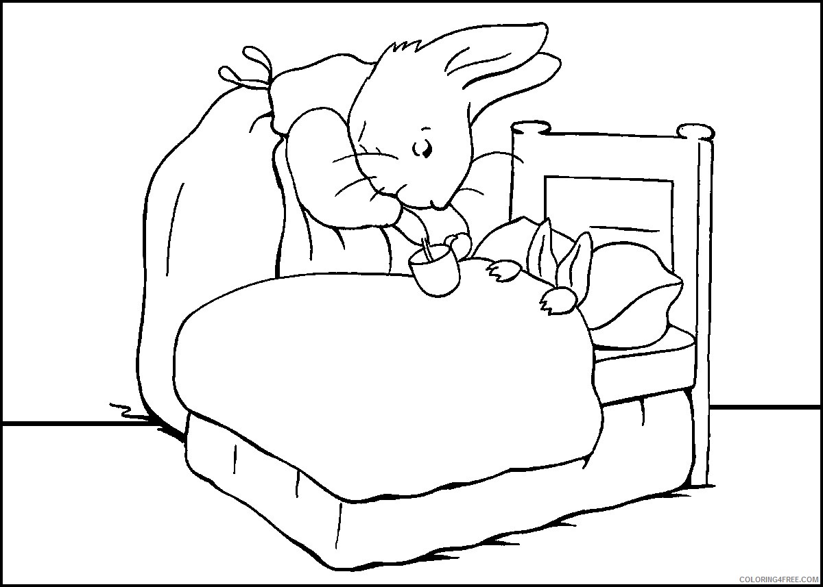 Peter Rabbit Coloring Pages Cartoons peter rabbit10 Printable 2020 4879 Coloring4free