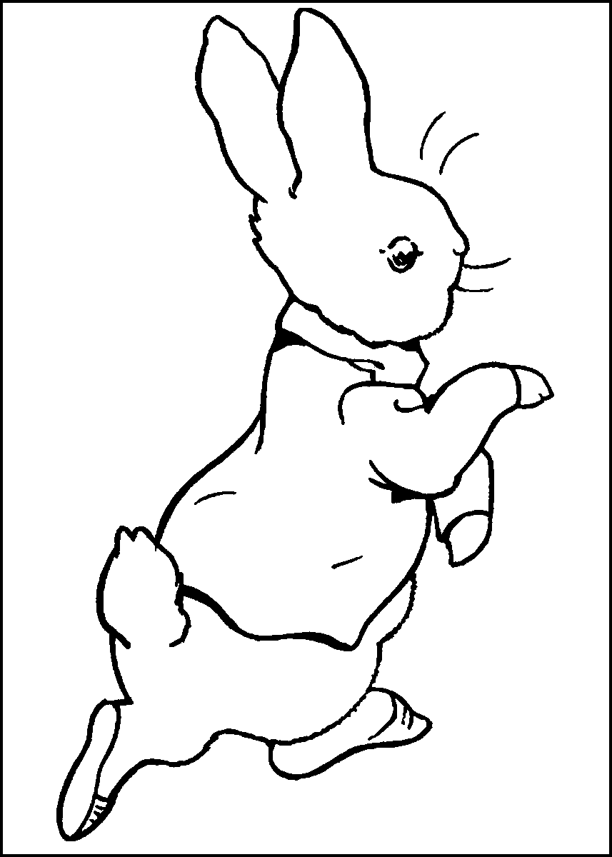 Peter Rabbit Coloring Pages Cartoons peter rabbit14 Printable 2020 4883 Coloring4free