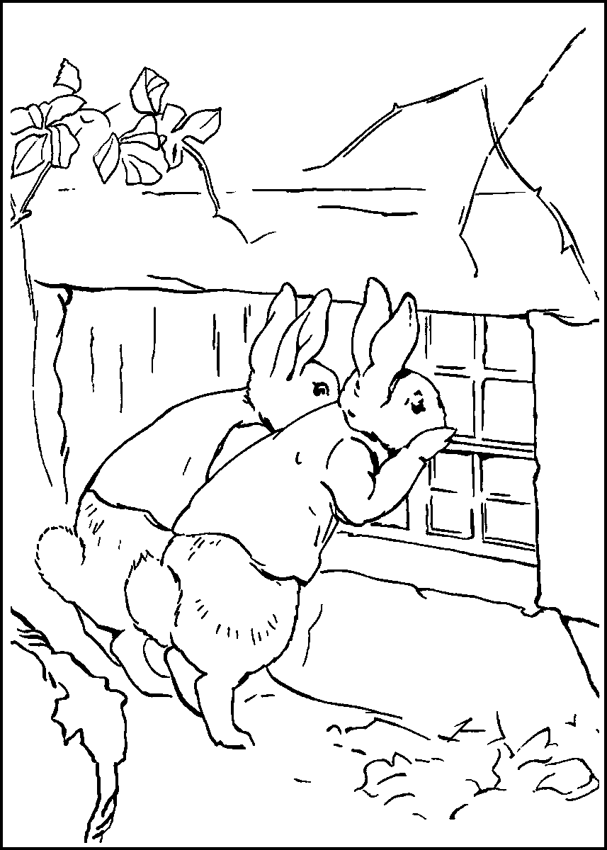 Peter Rabbit Coloring Pages Cartoons peter rabbit21 Printable 2020 4890 Coloring4free
