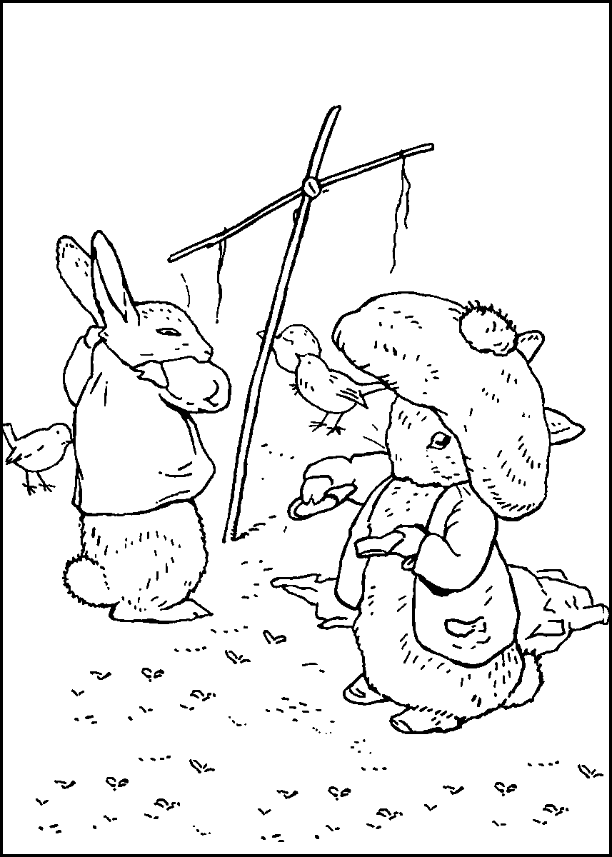 Peter Rabbit Coloring Pages Cartoons peter rabbit23 Printable 2020 4892 Coloring4free