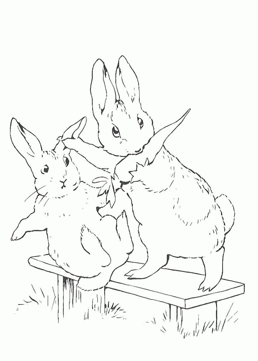 Peter Rabbit Coloring Pages Cartoons peter_rabbit23 Printable 2020 4877 Coloring4free
