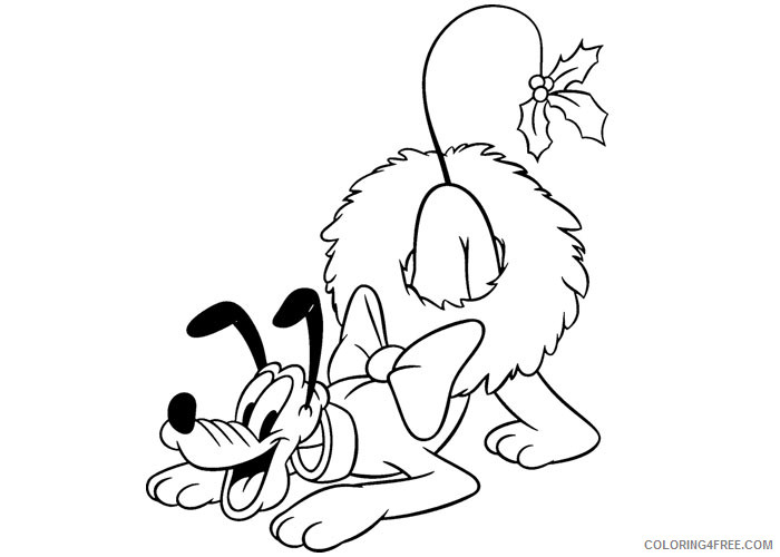 Pluto Coloring Pages Cartoons Pluto 2 Printable 2020 4964 Coloring4free