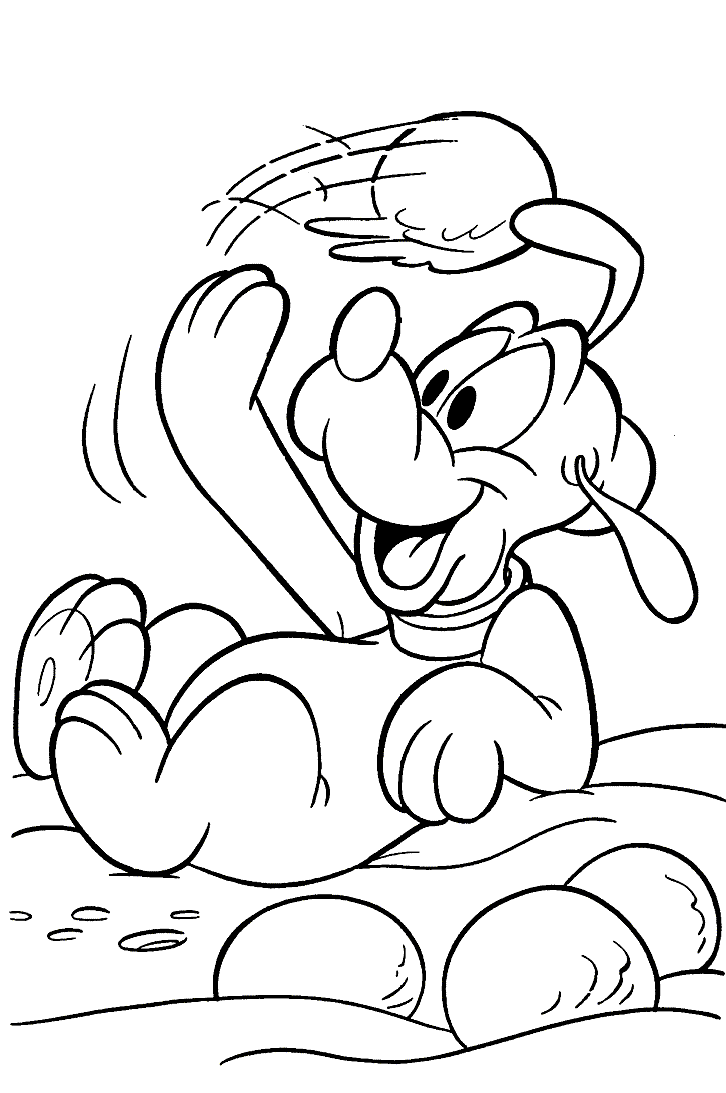 Pluto Coloring Pages Cartoons Pluto Printable 2020 4962 Coloring4free