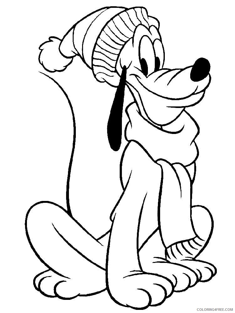 Pluto Coloring Pages Cartoons pluto 3 Printable 2020 4976 Coloring4free
