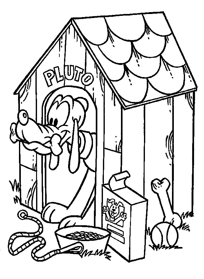 Pluto Coloring Pages Cartoons pluto 6cVp1 Printable 2020 4952 Coloring4free