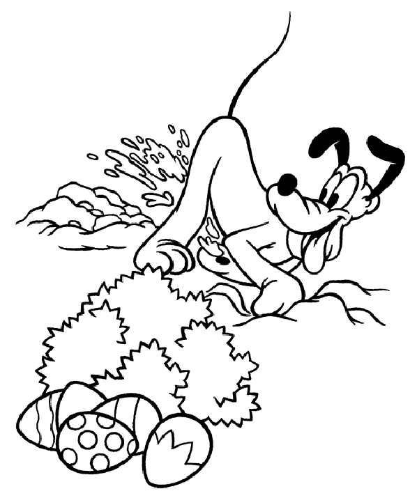 Pluto Coloring Pages Cartoons pluto gDJWt Printable 2020 4955 Coloring4free