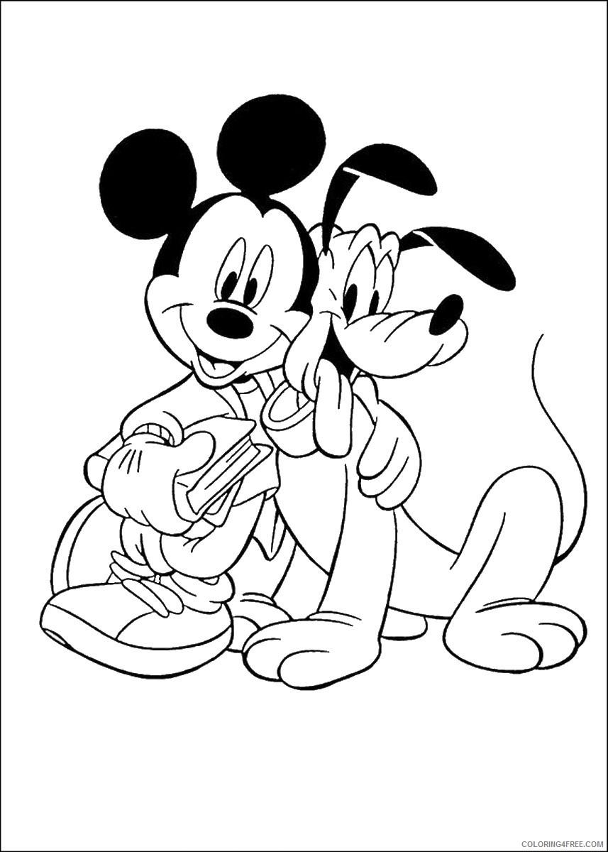 Pluto Coloring Pages Cartoons pluto_cl_23 Printable 2020 4933 Coloring4free