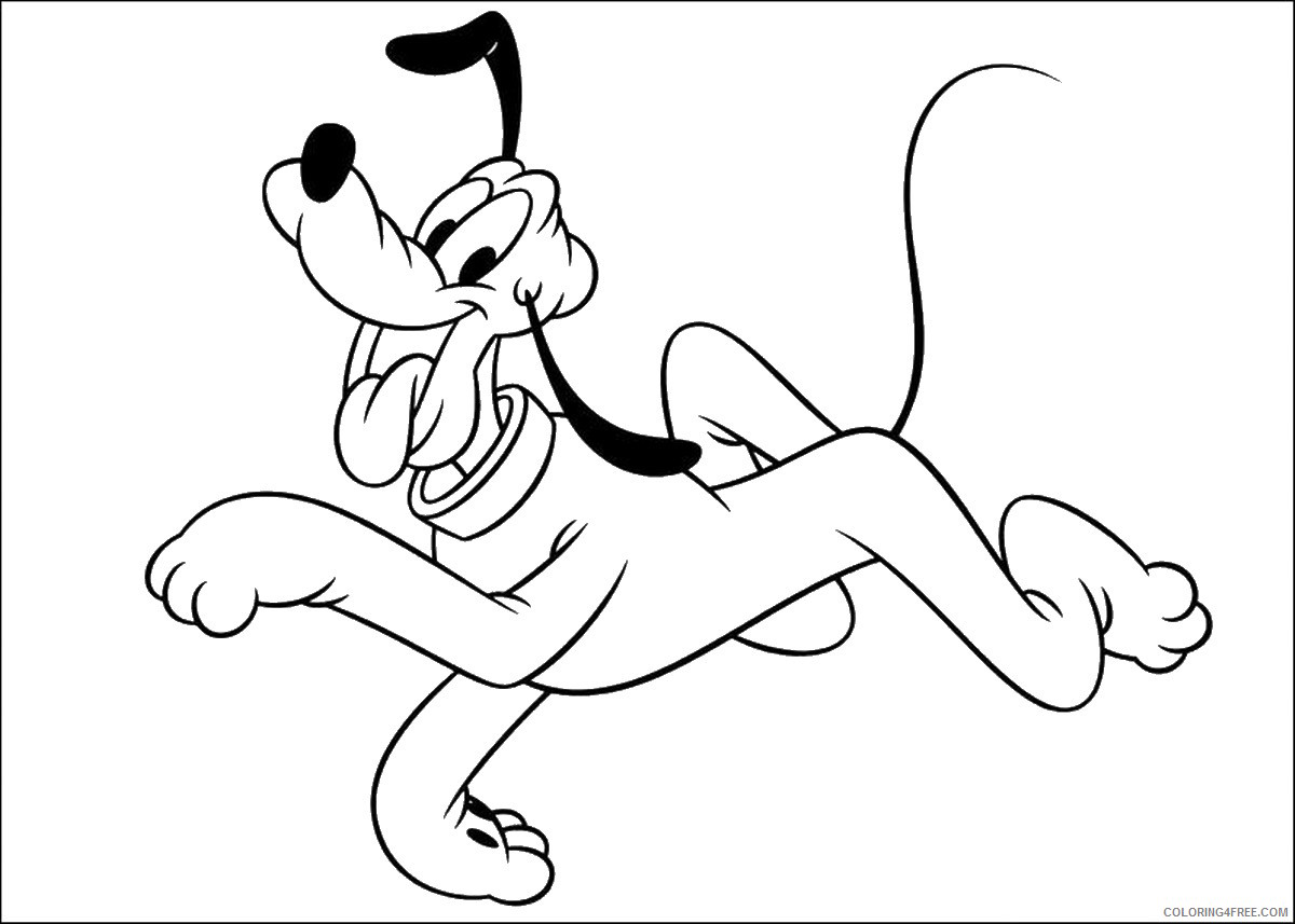 Pluto Coloring Pages Cartoons pluto_cl_31 Printable 2020 4941 Coloring4free