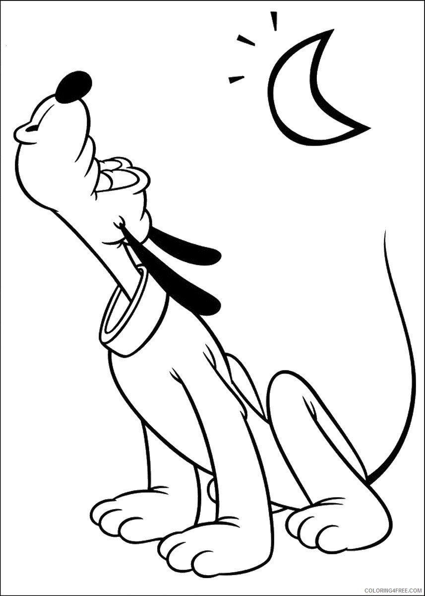 Pluto Coloring Pages Cartoons pluto_cl_32 Printable 2020 4942 Coloring4free