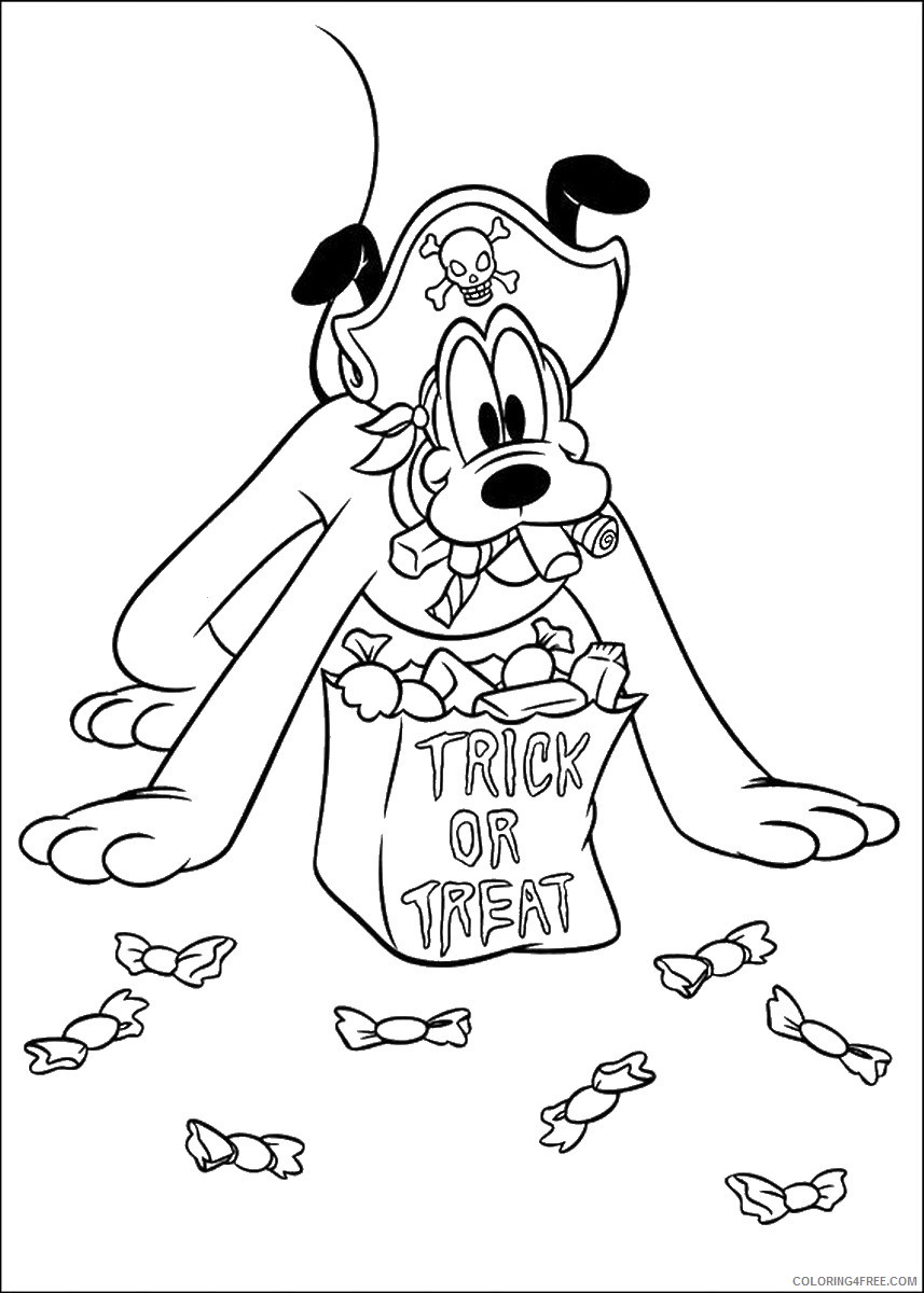 Pluto Coloring Pages Cartoons pluto_cl_33 Printable 2020 4943 Coloring4free