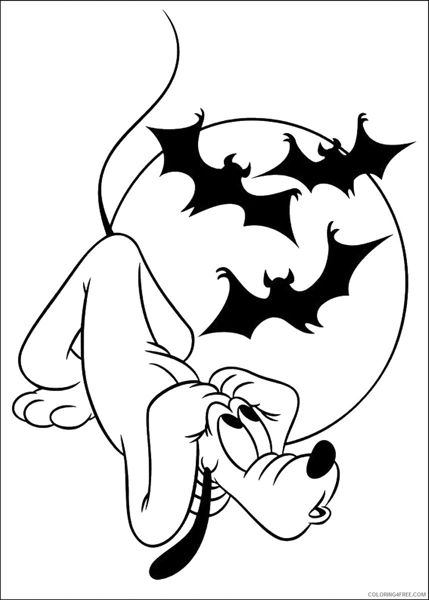 Pluto Coloring Pages Cartoons pluto_cl_36 Printable 2020 4946 Coloring4free