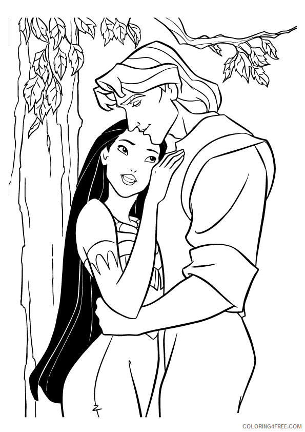 Pocahontas Coloring Pages Cartoons Disney Pocahontas Printable 2020 4996 Coloring4free