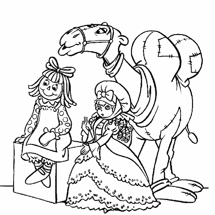 Raggedy Ann and Andy Coloring Pages Cartoons 17 Printable 2020 5223 Coloring4free