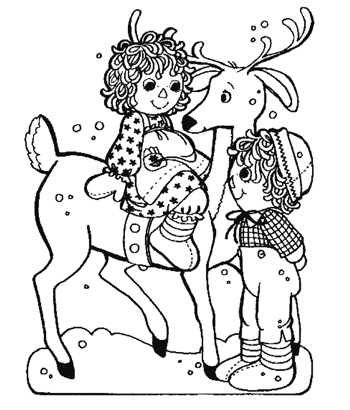 Raggedy Ann and Andy Coloring Pages Cartoons 20 Printable 2020 5225 Coloring4free