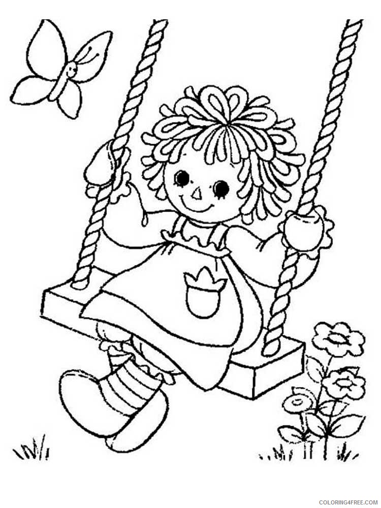 Raggedy Ann and Andy Coloring Pages Cartoons Raggedy Ann and Andy 10 Printable 2020 5231 Coloring4free