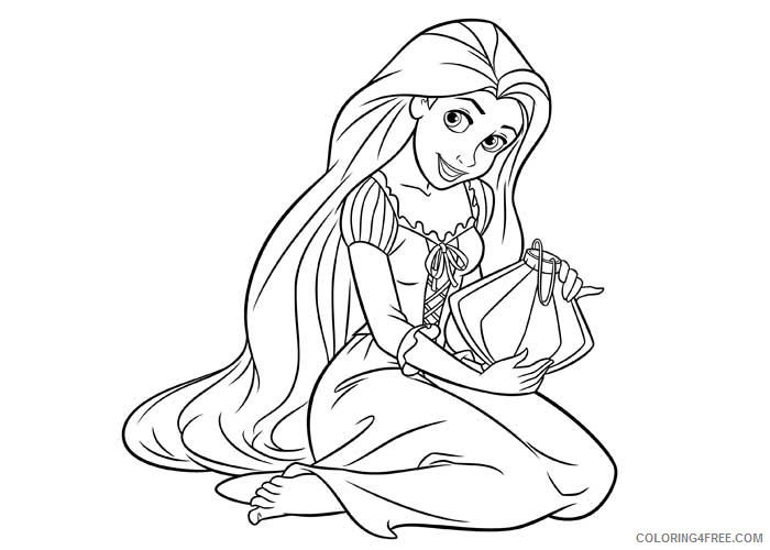 Rapunzel Coloring Pages Cartoons Disney Princess Rapunzel Printable 2020 5278 Coloring4free Coloring4free Com