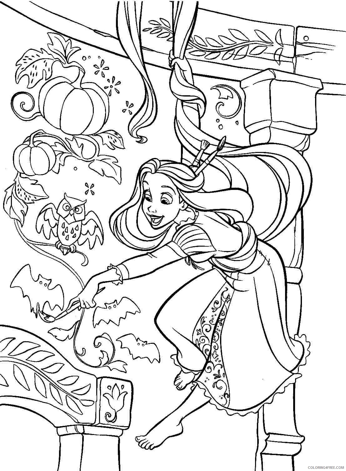Rapunzel Coloring Pages Cartoons Download Rapunzel Pictures Printable 2020 5288 Coloring4free