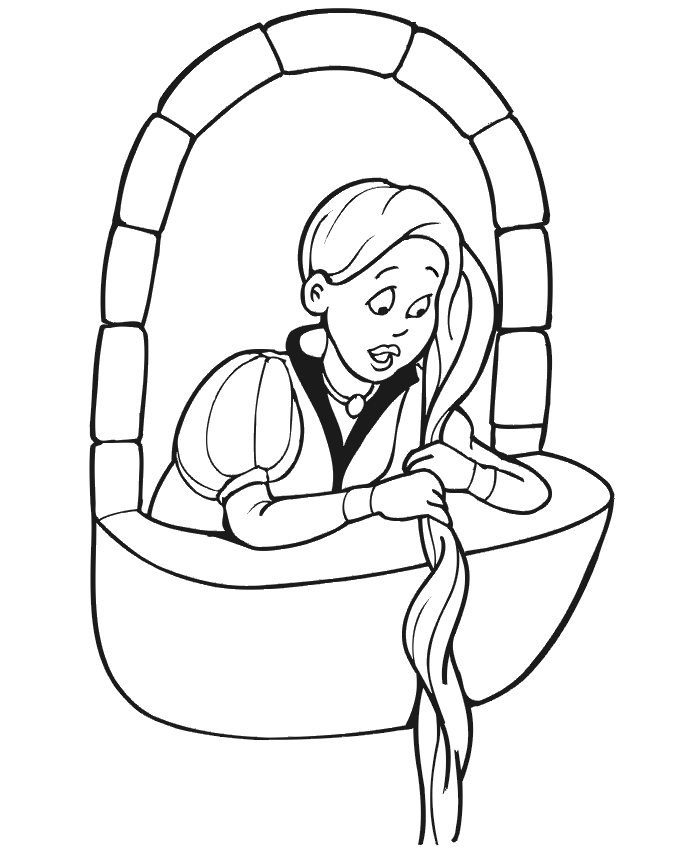 Rapunzel Coloring Pages Cartoons Download Rapunzel to Print Printable 2020 5291 Coloring4free