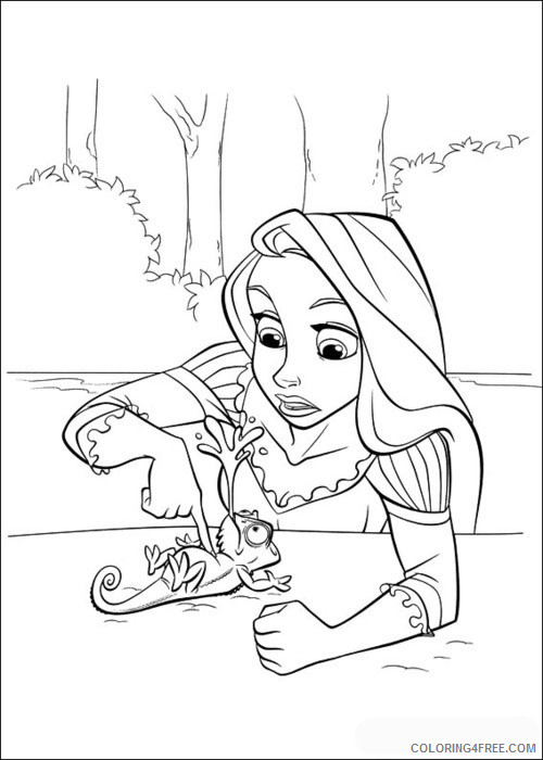 Rapunzel Coloring Pages Cartoons Rapunzel Free Printable 2020 5323 Coloring4free Coloring4free Com