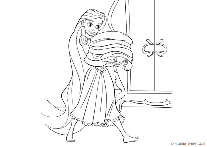 Rapunzel Coloring Pages Cartoons Rapunzel Tangled Printable 2020 5341 Coloring4free