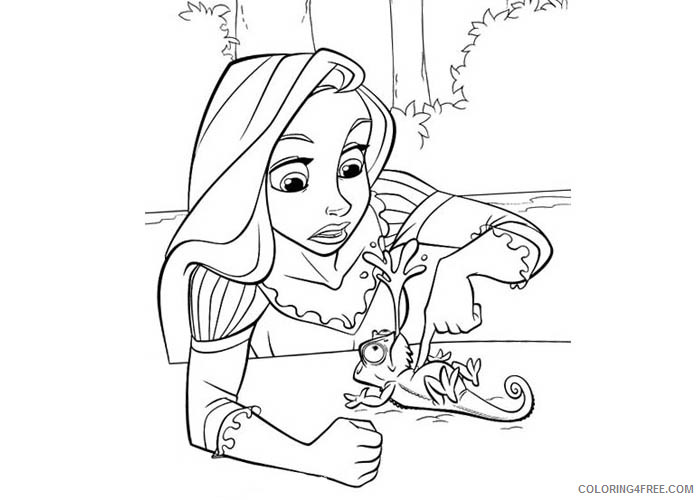 Rapunzel Coloring Pages Cartoons Rapunzel for kids Printable 2020 5335 Coloring4free