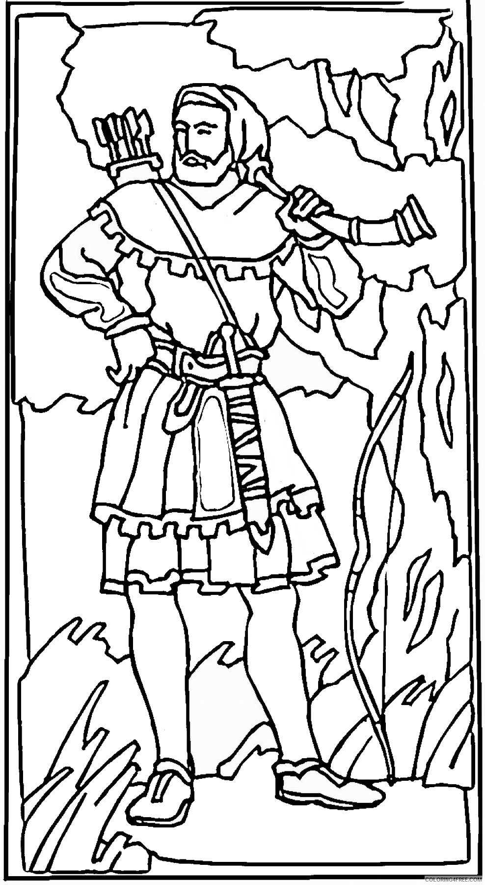 Robin Hood Coloring Pages Cartoons robin_hood_cl15 Printable 2020 5354 Coloring4free
