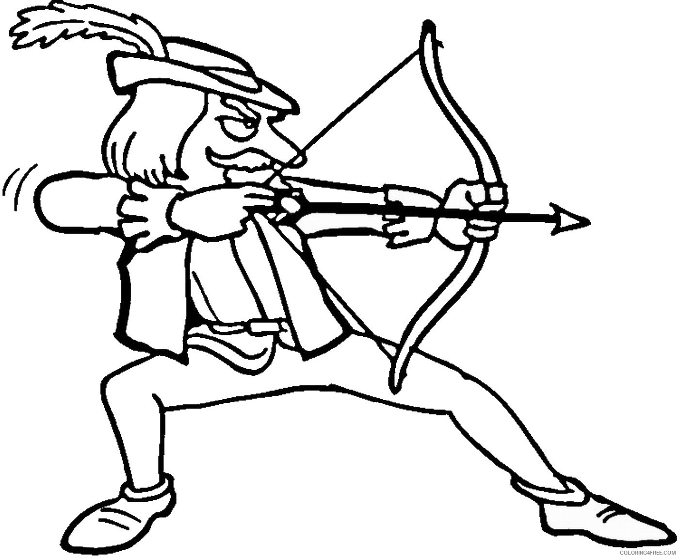 Robin Hood Coloring Pages Cartoons robin_hood_cl16 Printable 2020 5355 Coloring4free