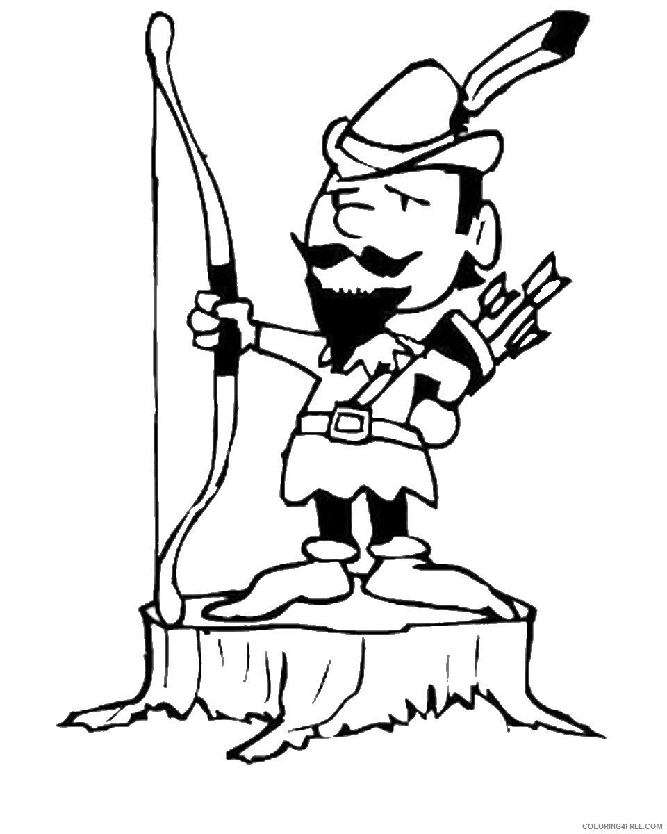 Robin Hood Coloring Pages Cartoons robin_hood_cl23 Printable 2020 5359 Coloring4free
