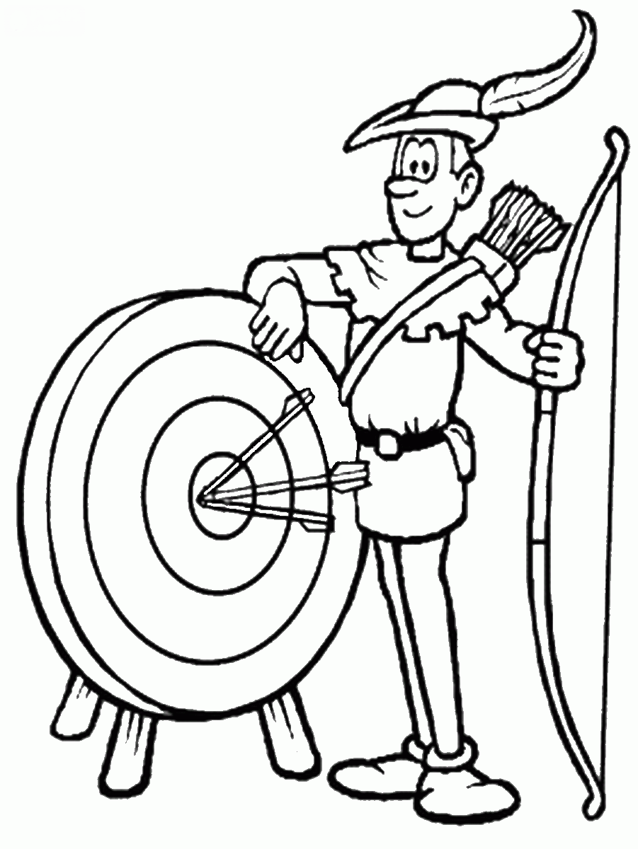 Robin Hood Coloring Pages Cartoons robin_hood_cl26 Printable 2020 5361 Coloring4free