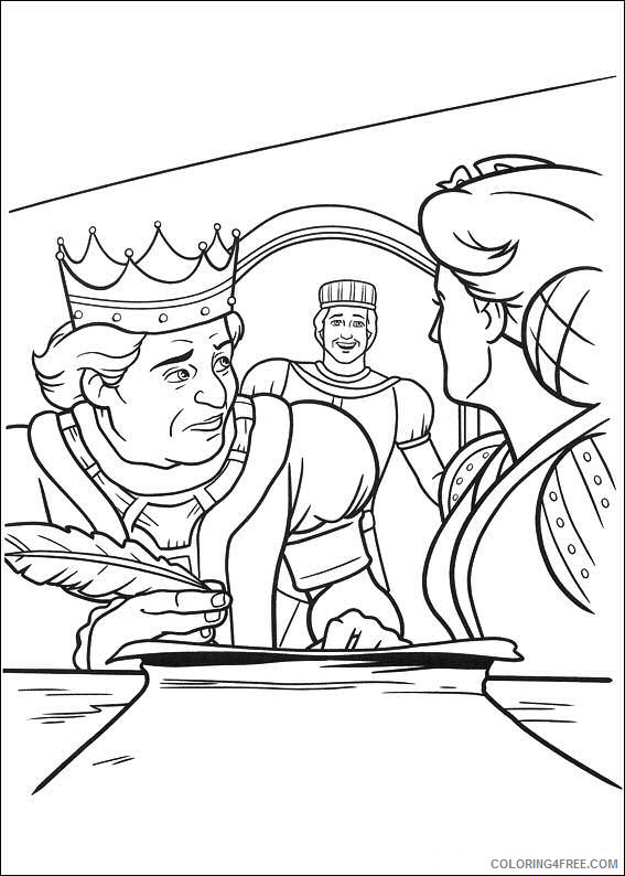 Shrek Coloring Pages Cartoons shrek 4 34 Printable 2020 5492 Coloring4free