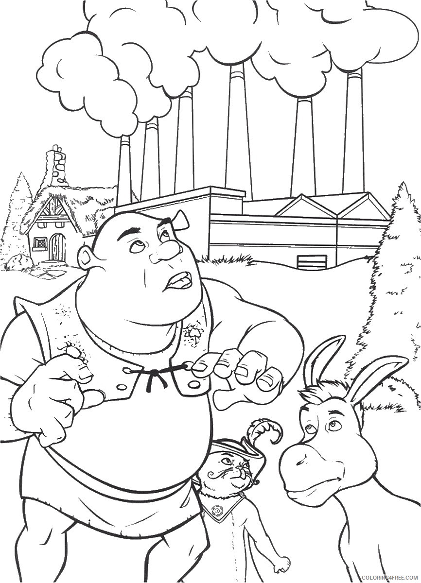 Shrek Coloring Pages Cartoons shrek_65 Printable 2020 5447 Coloring4free