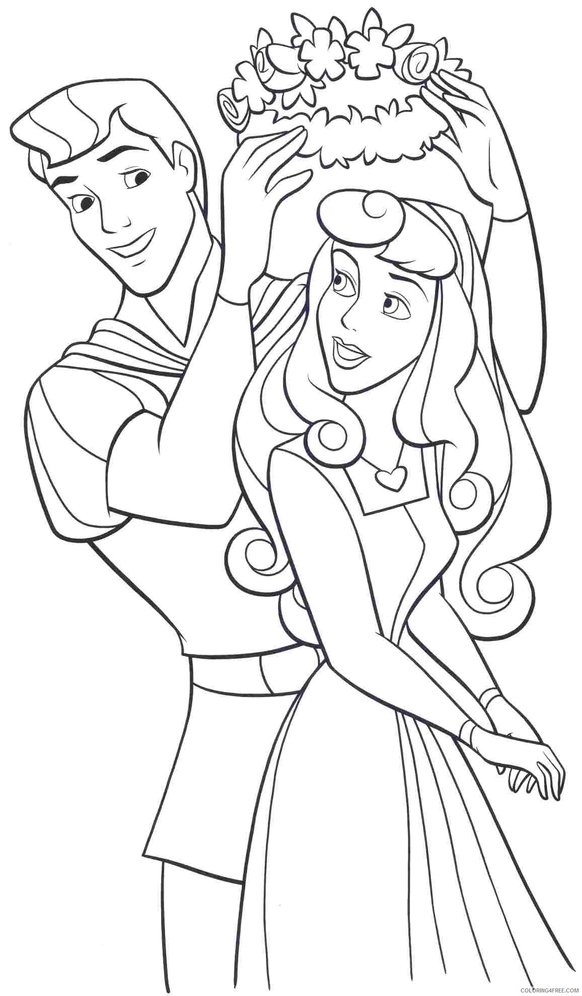 Sleeping Beauty Coloring Pages Cartoons Sleeping Beauty Printable 2020 5593 Coloring4free