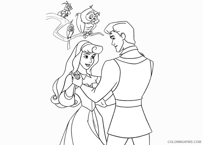 Sleeping Beauty Coloring Pages Cartoons Sleeping beauty 3 Printable 2020 5603 Coloring4free