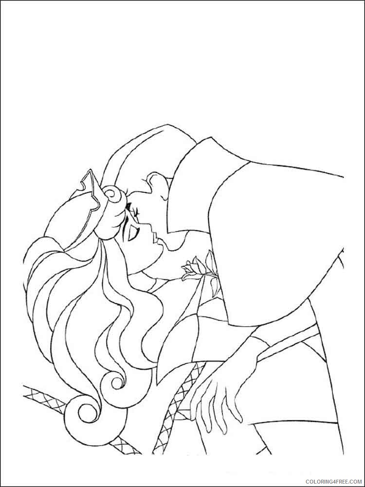 Sleeping Beauty Coloring Pages Cartoons sleeping beauty 12 Printable 2020 5607 Coloring4free