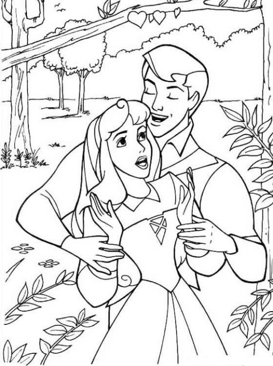 Sleeping Beauty Coloring Pages Cartoons sleeping beauty 19 Printable 2020 5614 Coloring4free