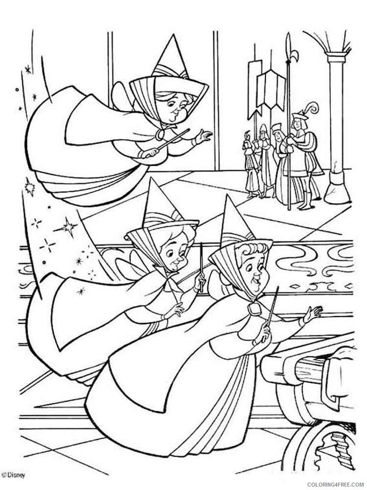 Sleeping Beauty Coloring Pages Cartoons sleeping beauty 20 Printable 2020 5616 Coloring4free