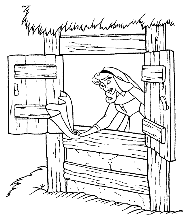 Sleeping Beauty Coloring Pages Cartoons sleeping beauty 5 Printable 2020 5621 Coloring4free