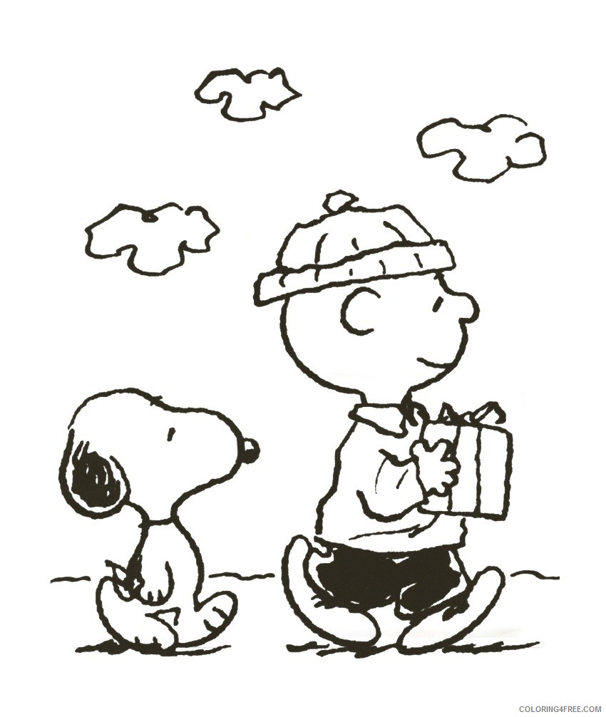 Snoopy Coloring Pages Cartoons Snoopy Christmas 3 Printable 2020 5656 Coloring4free