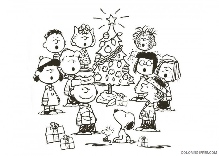 Snoopy Coloring Pages Cartoons Snoopy Christmas Printable 2020 5657 Coloring4free