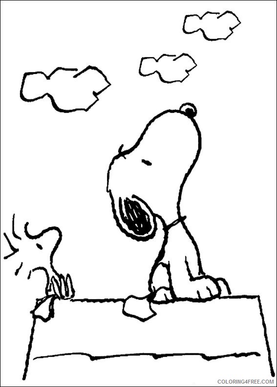 Snoopy Coloring Pages Cartoons Snoopy Images Printable 2020 5676 Coloring4free